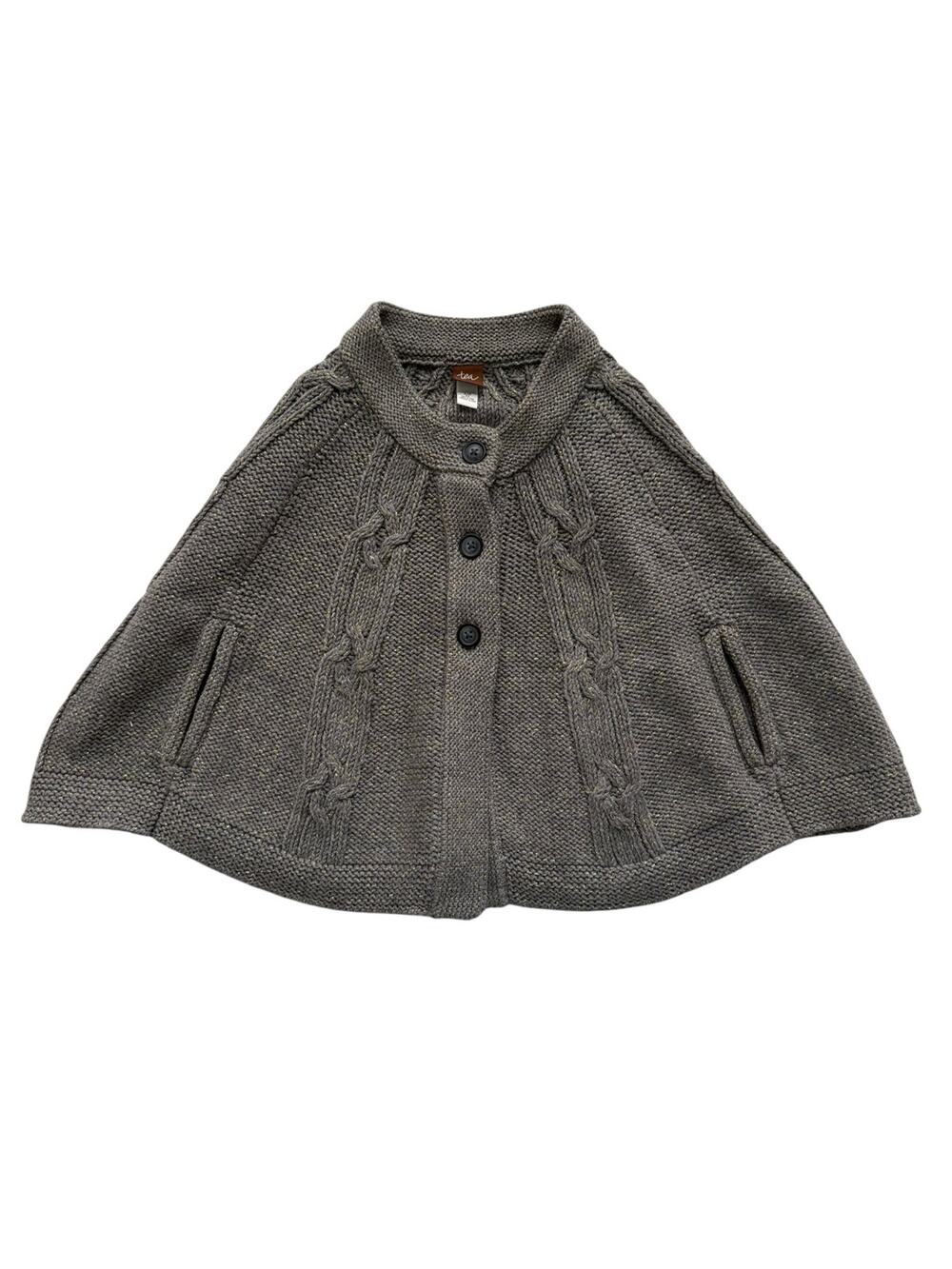 Tea Collection Scotland Isobel Sweater Cape Size 4-5